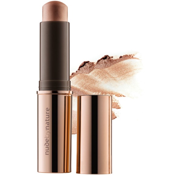Nude By Nature TOUCH OF GLOW HIGHLIGHT STICK IN 03 BRONZE - Picture 1 of 12